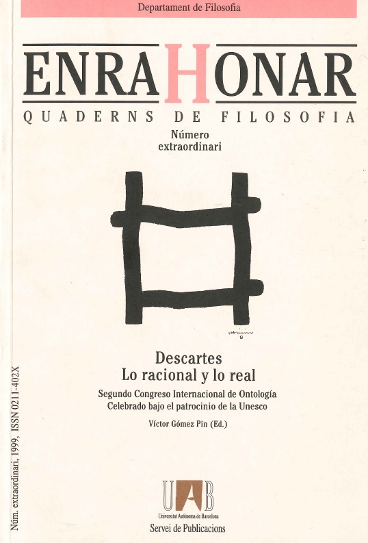 Descartes lo racional y lo real Segundo Congreso de Ontología